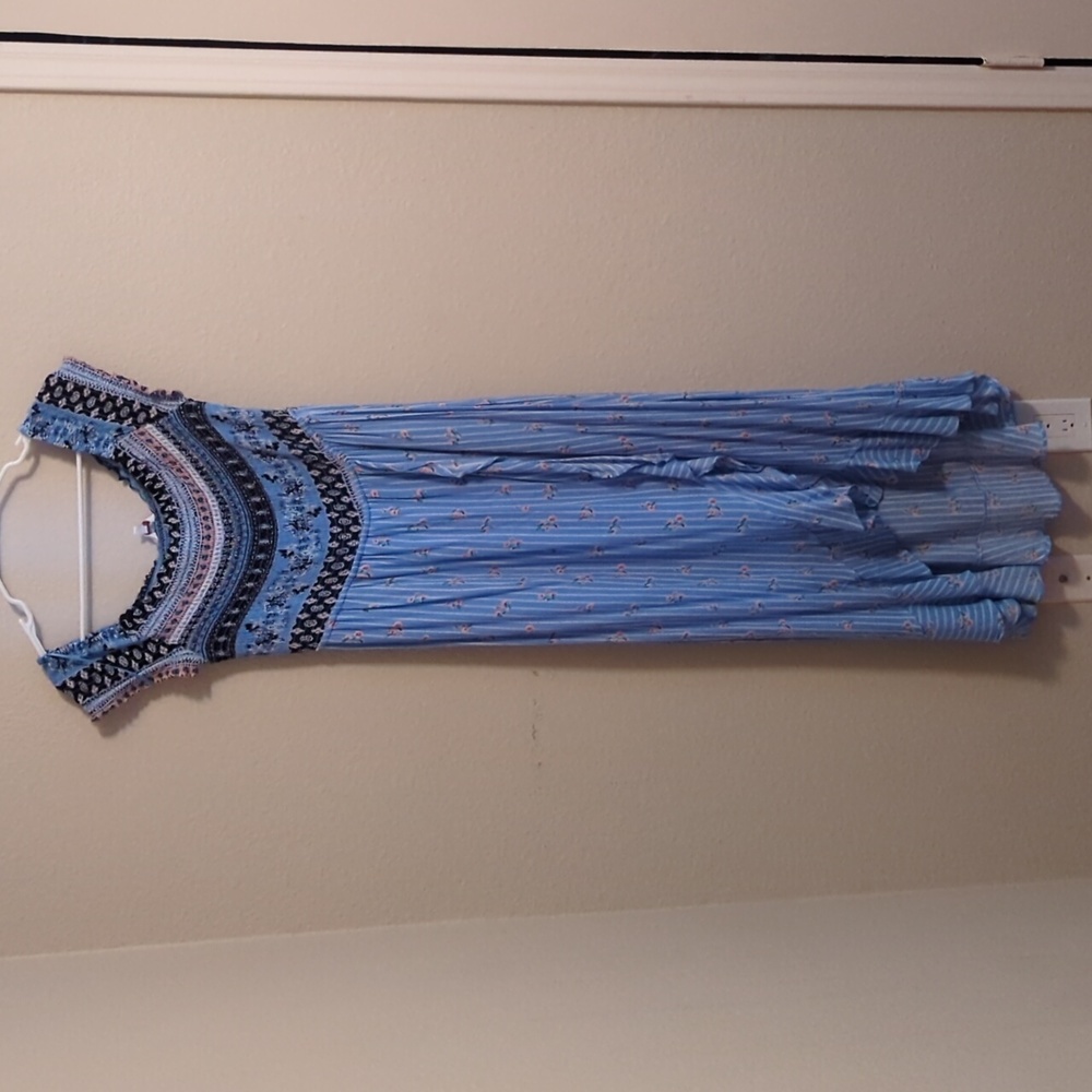 Candies Smocked Maxi Romper, Size XXL